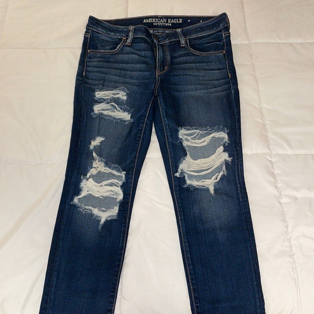 AMERICAN EAGLE SUPER STRETCH HIGH WAISTED JEGGINGS